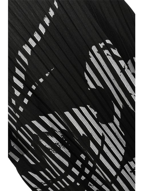 Abito Galatea in tessuto tecnico plissé con stampa Liviana Conti | F6SG46Y69-0